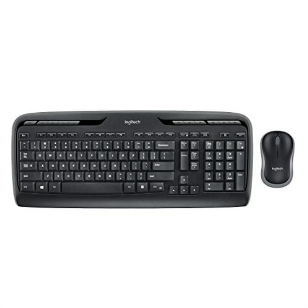 UK Layout Logitech MK330 RF Wireless QWERTY Keyboard Black